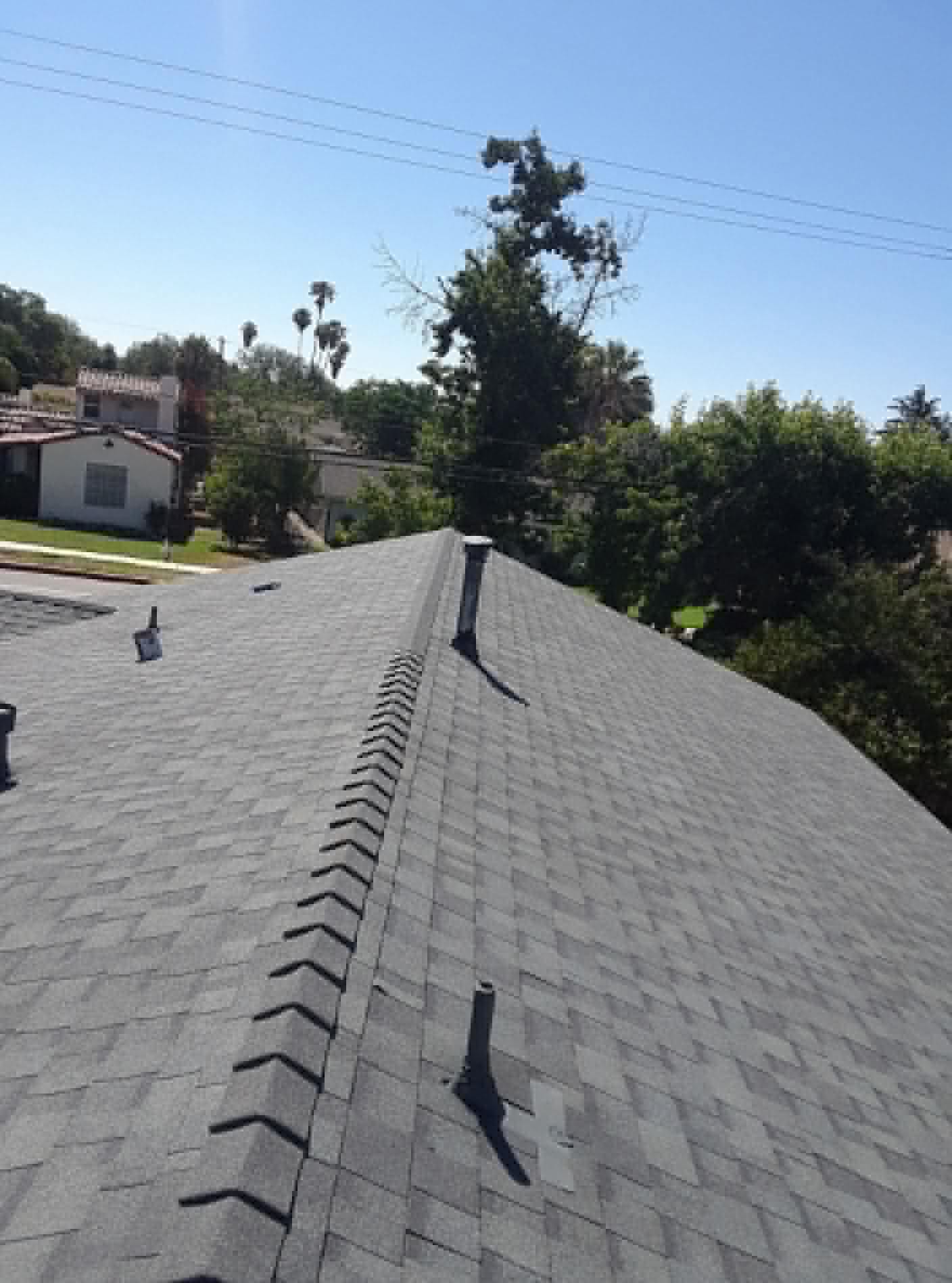 Shingle roof