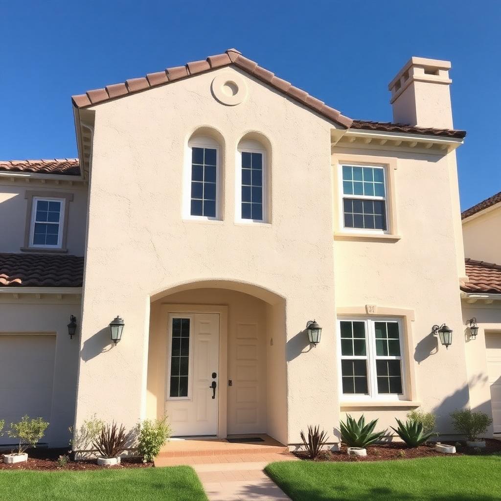 Stucco exterior